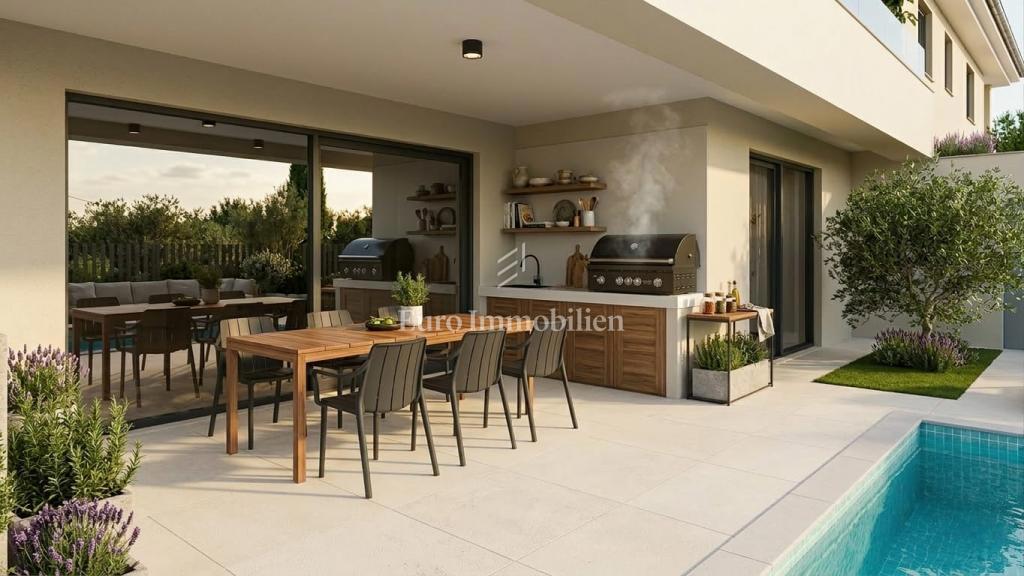 Malinska - dvojček s pogledom na morje