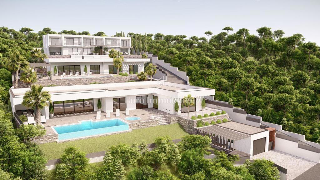 Crikvenica - dve vili s panoramskim pogledom na morje