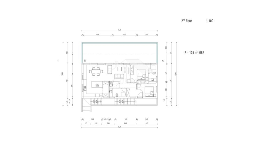 Stanovanje Banjol, 134m2