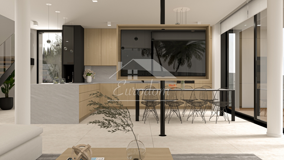 Роскошная вилла Паг, первая линия у моря