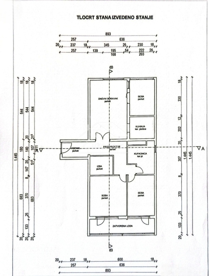 Stanovanje Jarun, Trešnjevka - Jug, 94,85m2