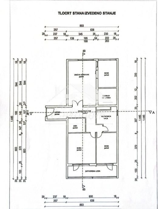 Stanovanje Gredice, Trešnjevka - Jug, 94,85m2
