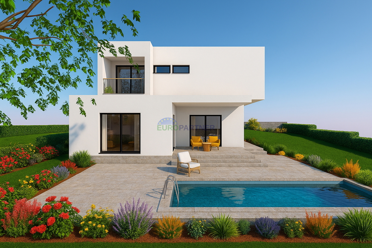 Moderna vila v izgradnji v Istri - Villa Harmony