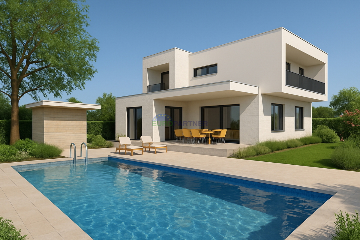 Moderna vila v izgradnji v Istri - Villa Harmony