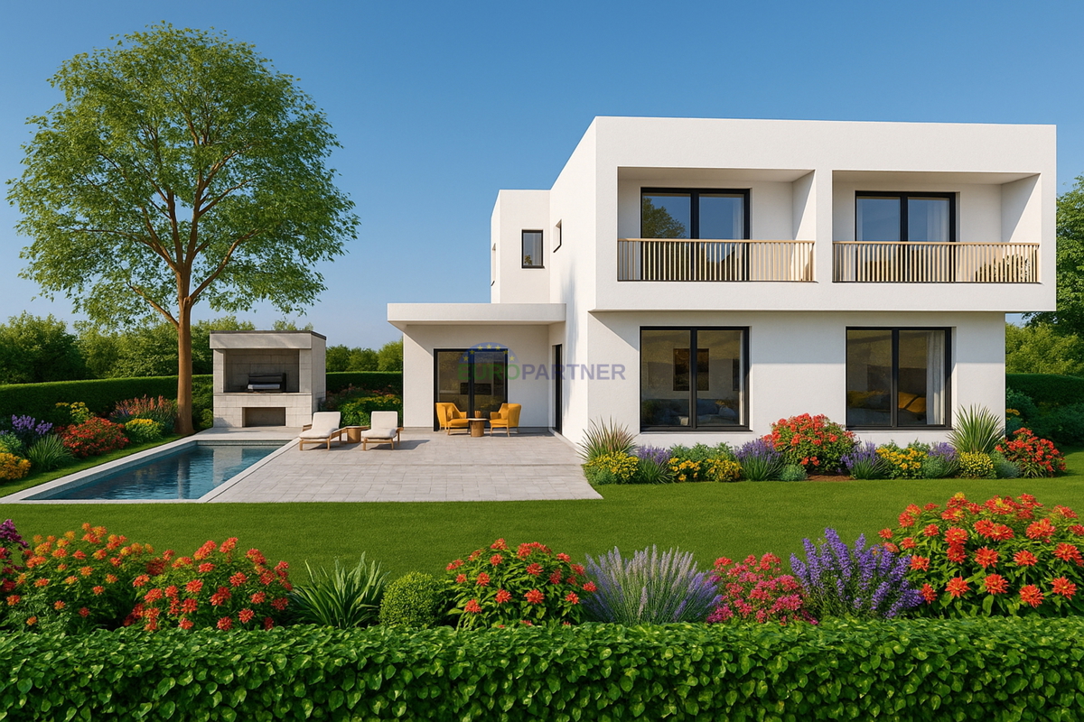 Moderna vila v izgradnji v Istri - Villa Harmony