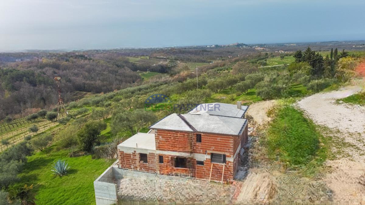 Momjan, vila s panoramskim pogledom na morje