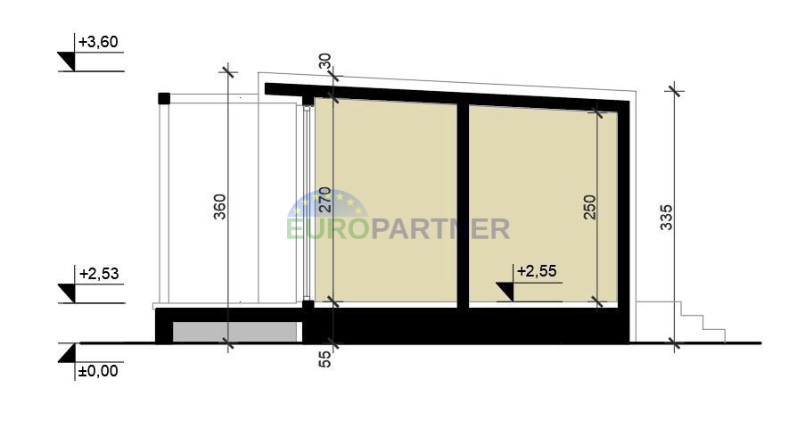 Istra, Žminj, building land with building permit