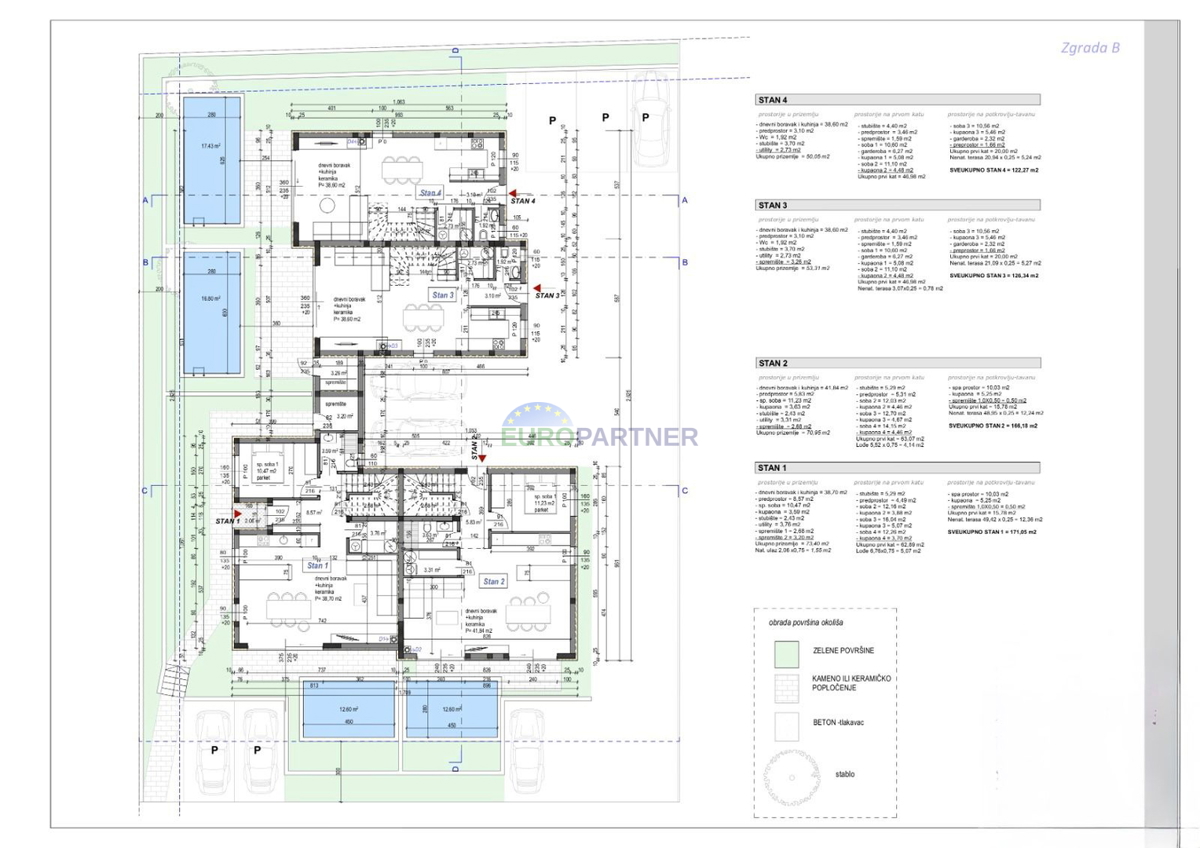 Poreč, Istra, hiša s tremi spalnicami