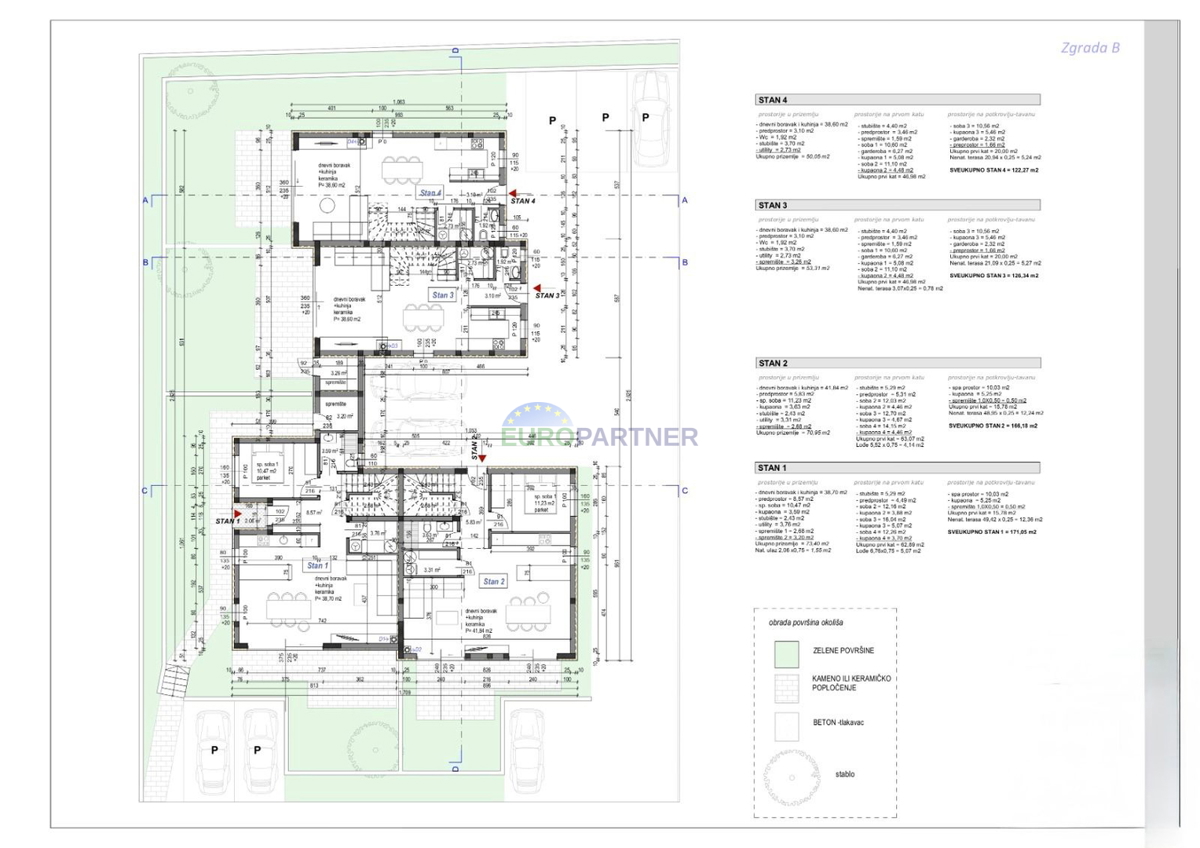Poreč, Istra, hiša s tremi spalnicami