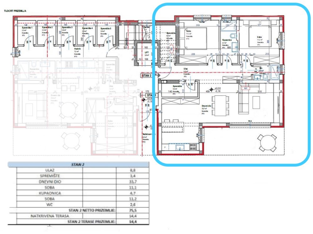 Stanovanje z vrtom 400 m2, Poreč