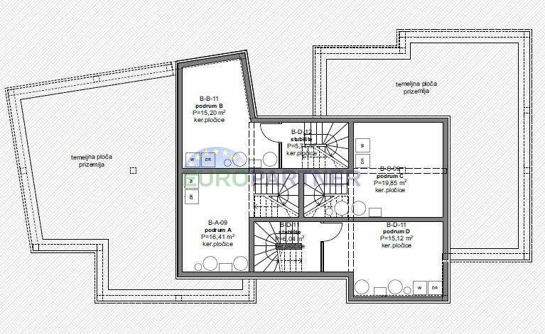 Apartma v pritličju z vrtom v novi stavbi, Poreč, 1 km od morja