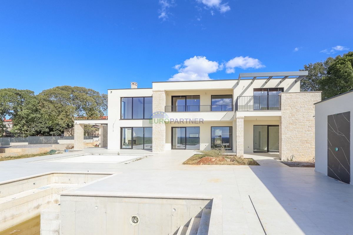 Dizajnerska vila s pogledom na morje, okolica Poreča, Istra