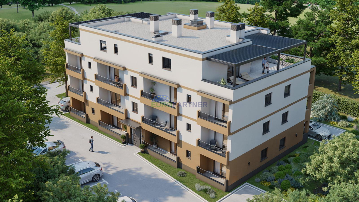 Apartma z dvema spalnicama, novogradnja, okolica Poreča