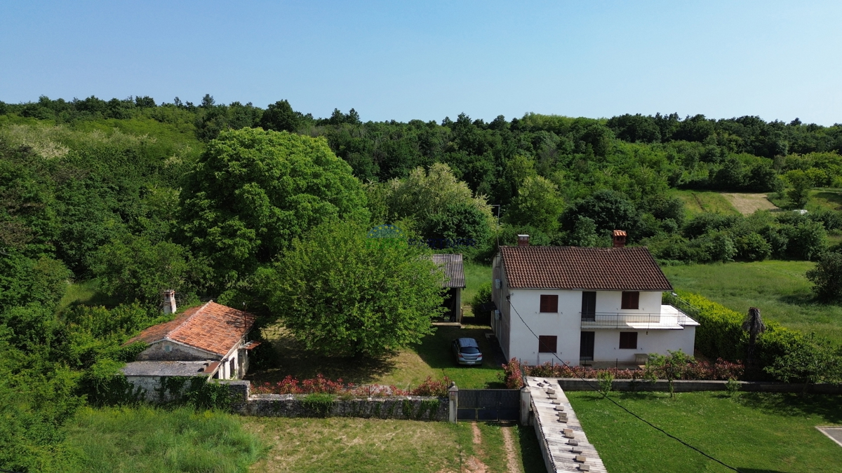 Poreč in okolica, dve hiši z velikim gradbenim zemljiščem za še 3 objekte