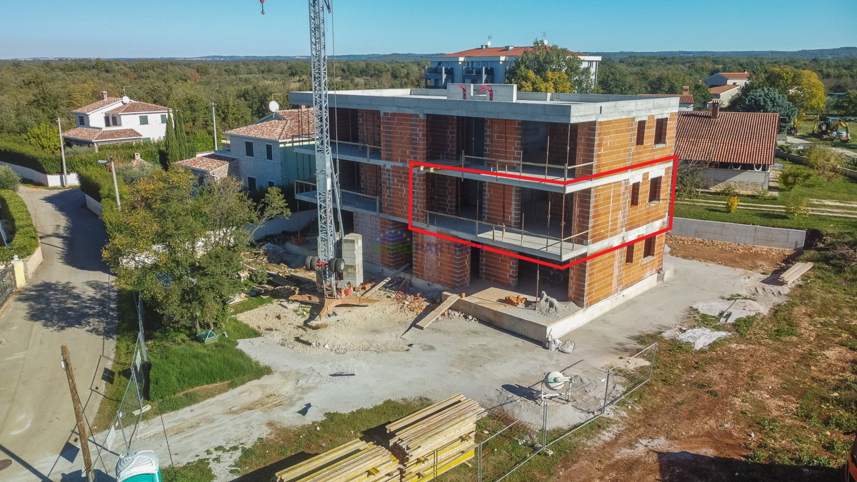 Stanovanje v novogradnji z razgledom na morje, Poreč