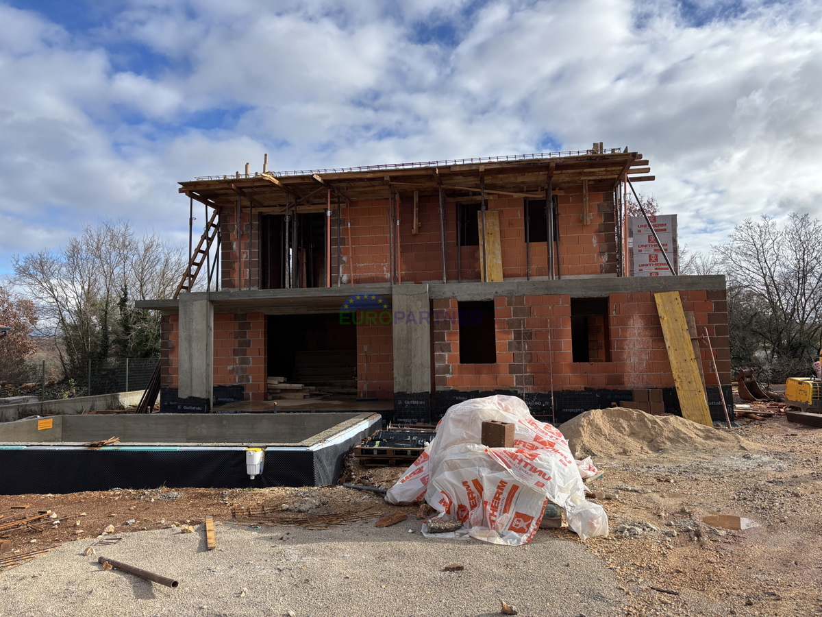 Istra, Vrsar, vila v gradnji