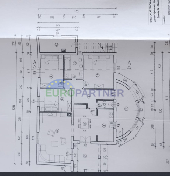 Okolica Višnjana - enonadstropna hiša s 3 spalnicami in velikim vrtom