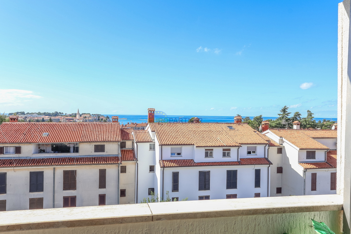 Stanovanje s pogledom na morje, 300m od morja, Poreč, Istra