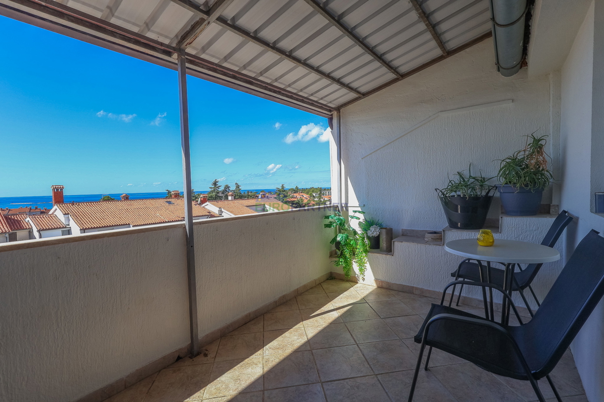 Stanovanje s pogledom na morje, 300m od morja, Poreč, Istra