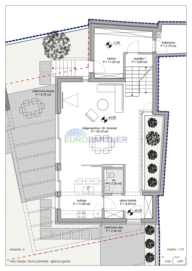 Okolica Poreča, hiša za obnovo z gradbenim dovoljenjem in projektom