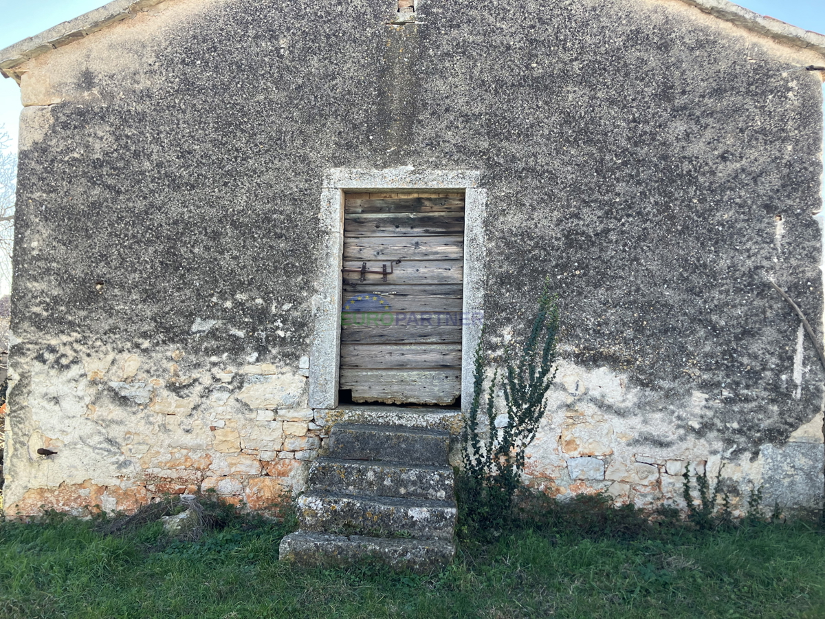 Istra, Sveti Lovreč, avtohtona istrska nepremičnina z dvema kamnima hišama