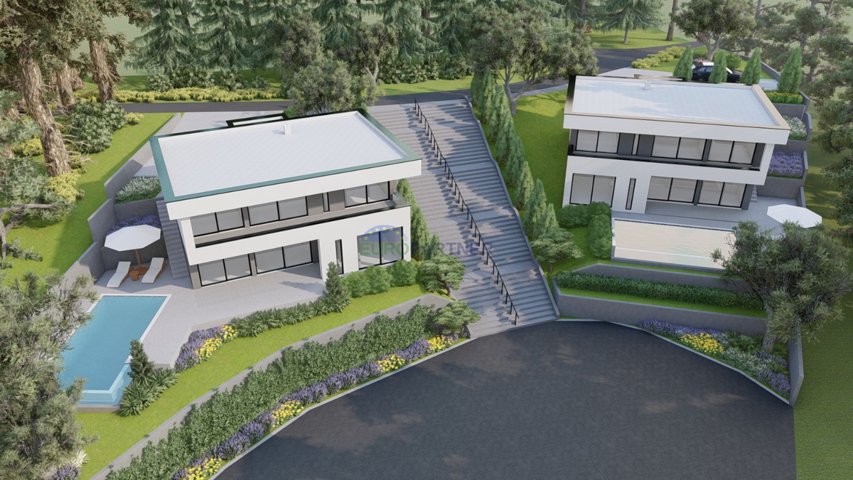 Istra, okolica Rovinja, prekrasna vila v gradnji