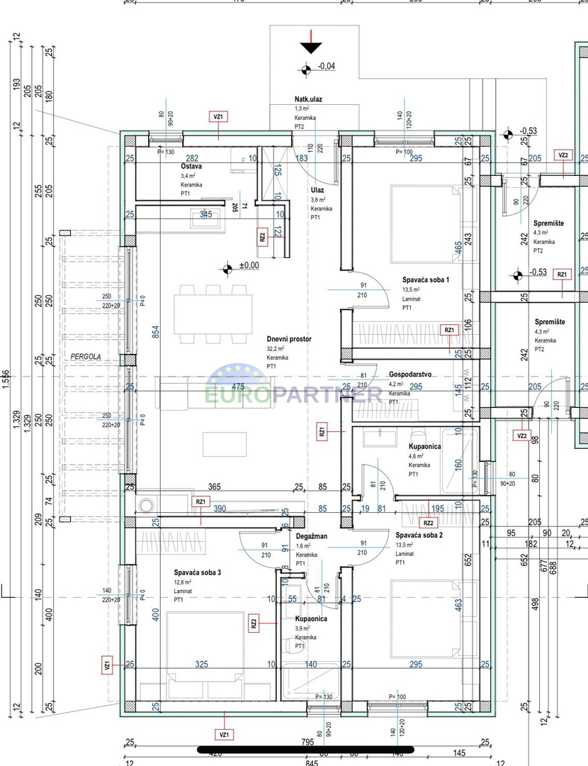 Dvojček hiše z bazenom, Poreč, okolica