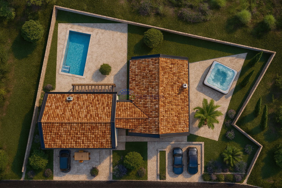 Dvojček hiše z bazenom, Poreč, okolica