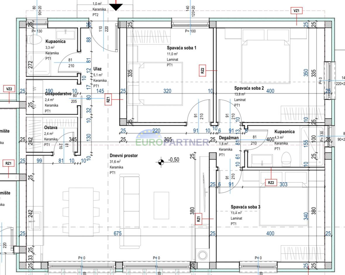 Dvojček hiše z bazenom, Poreč, okolica