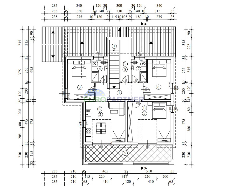 Istra, lep penthouse blizu Poreča