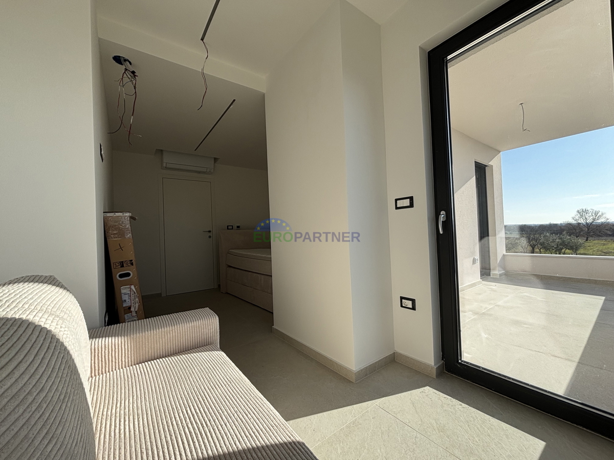 Istra, okolica Poreča, prekrasna moderna kuća s pogledom na morje