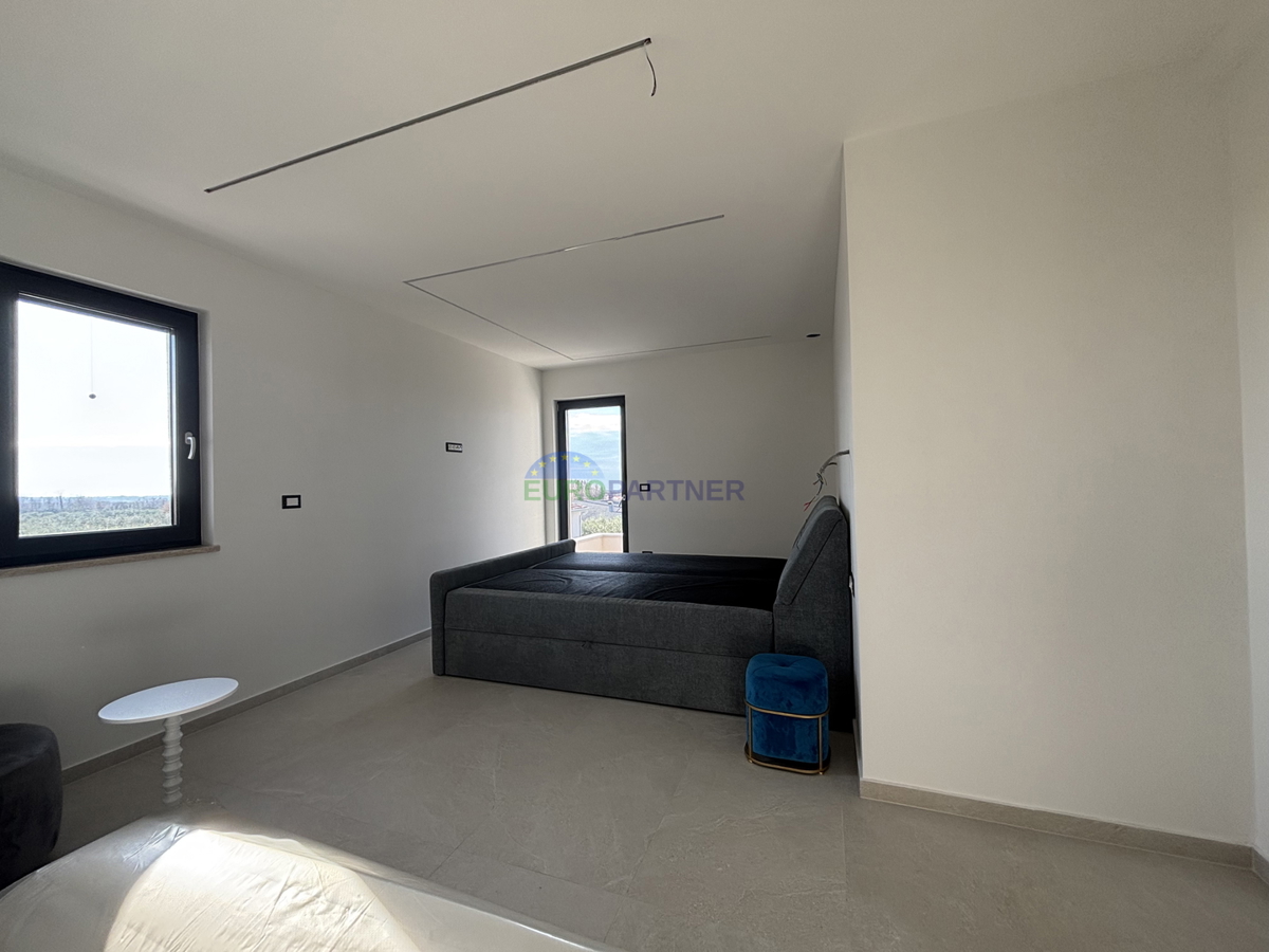 Istra, okolica Poreča, prekrasna moderna kuća s pogledom na morje