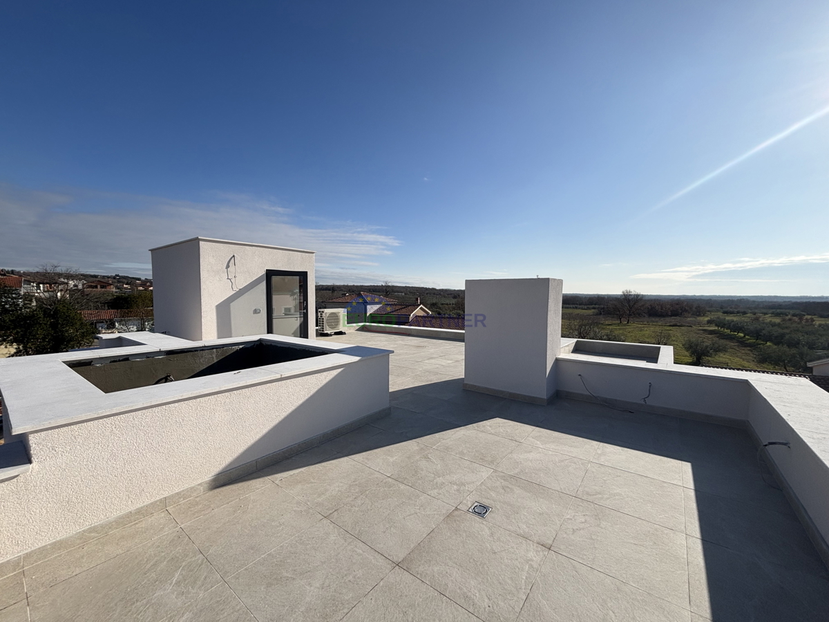 Istra, okolica Poreča, prekrasna moderna kuća s pogledom na morje