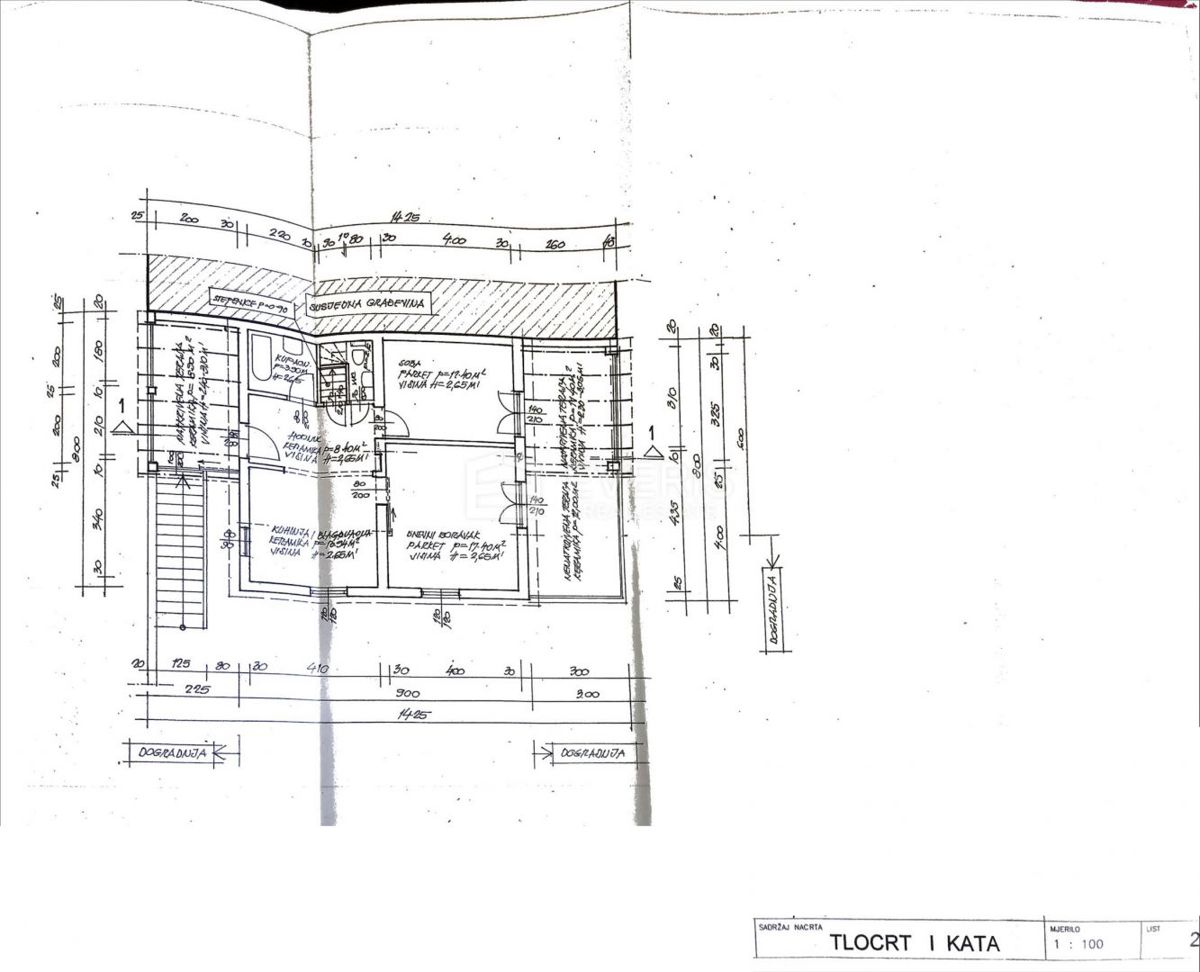 Mošćenička Draga, hiša s 4 stanovanji, pogledom na morje in vrtom