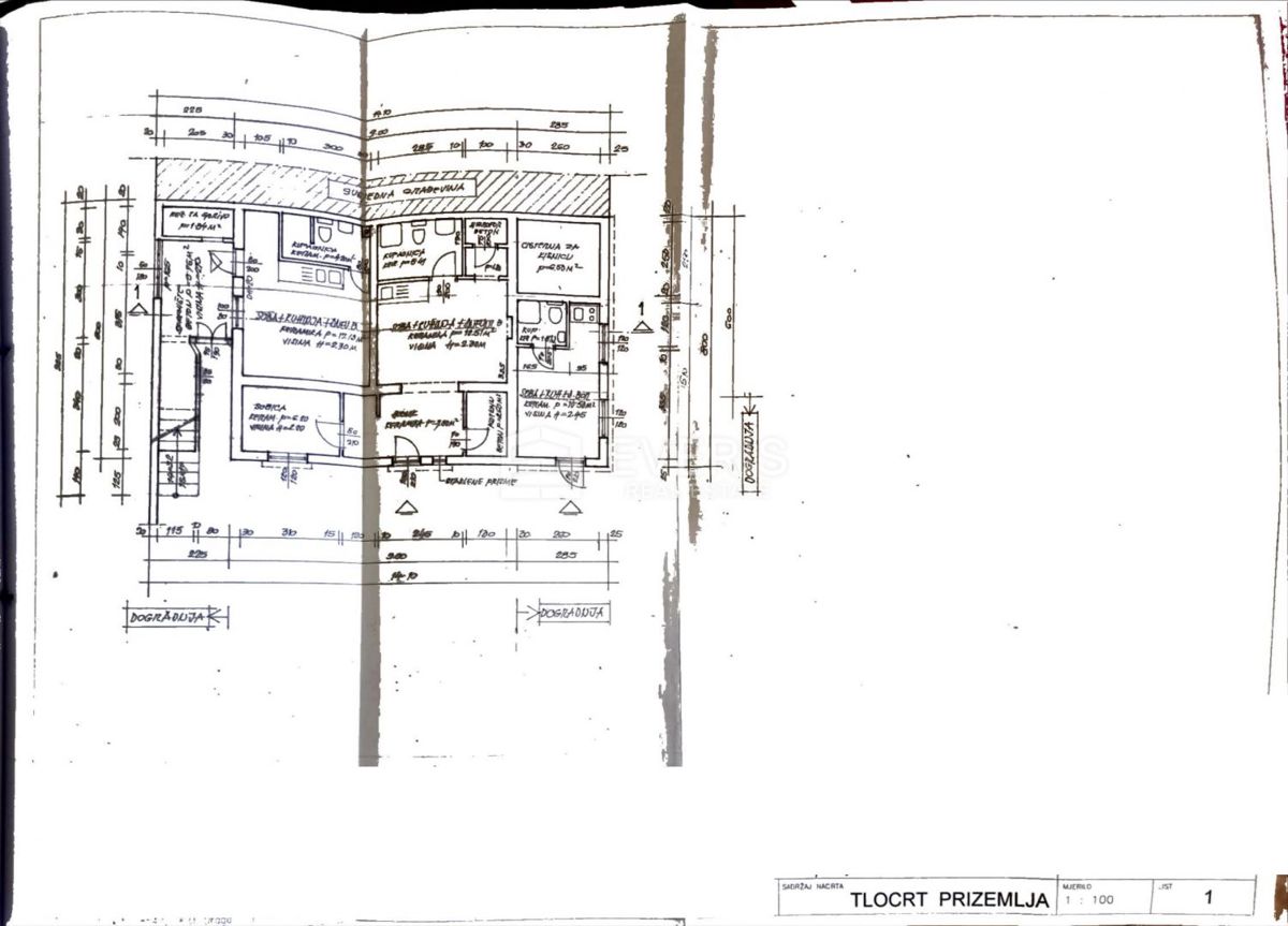 Mošćenička Draga, hiša s 4 stanovanji, pogledom na morje in vrtom