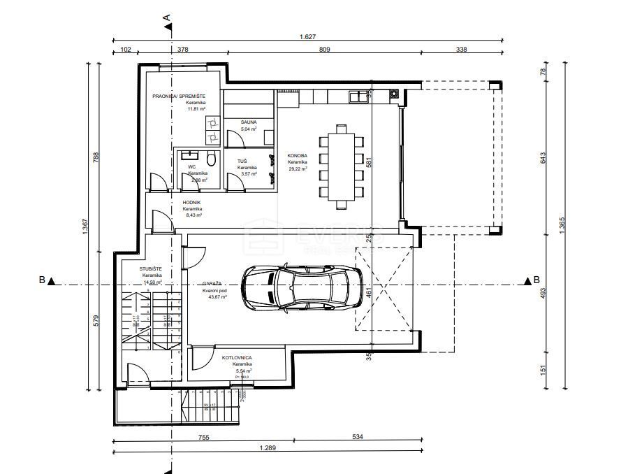 Pobri, Opatija - Okolica, 1.200m2