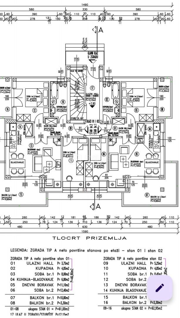 Hreljin, Bakar, 72m2
