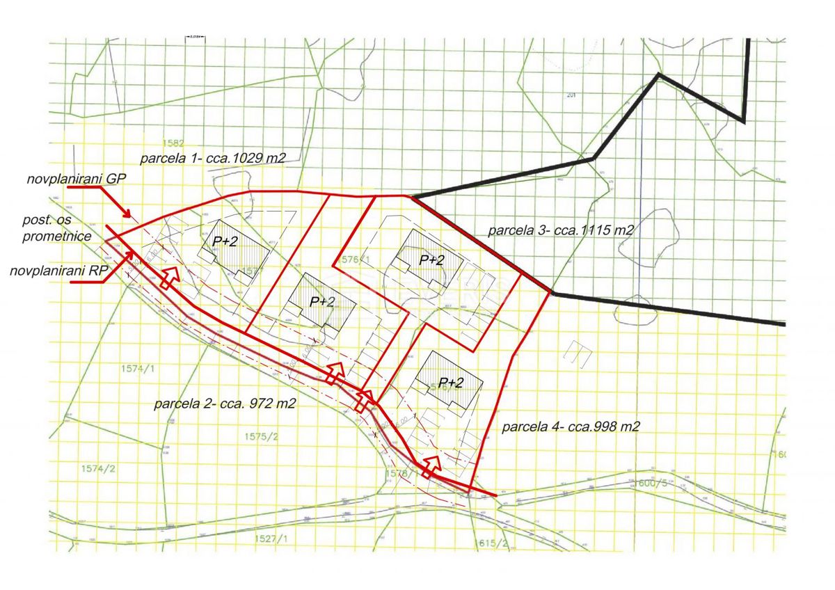 Rijeka, Bivio, nad hotelom Hilton Costabella, 1.335m2