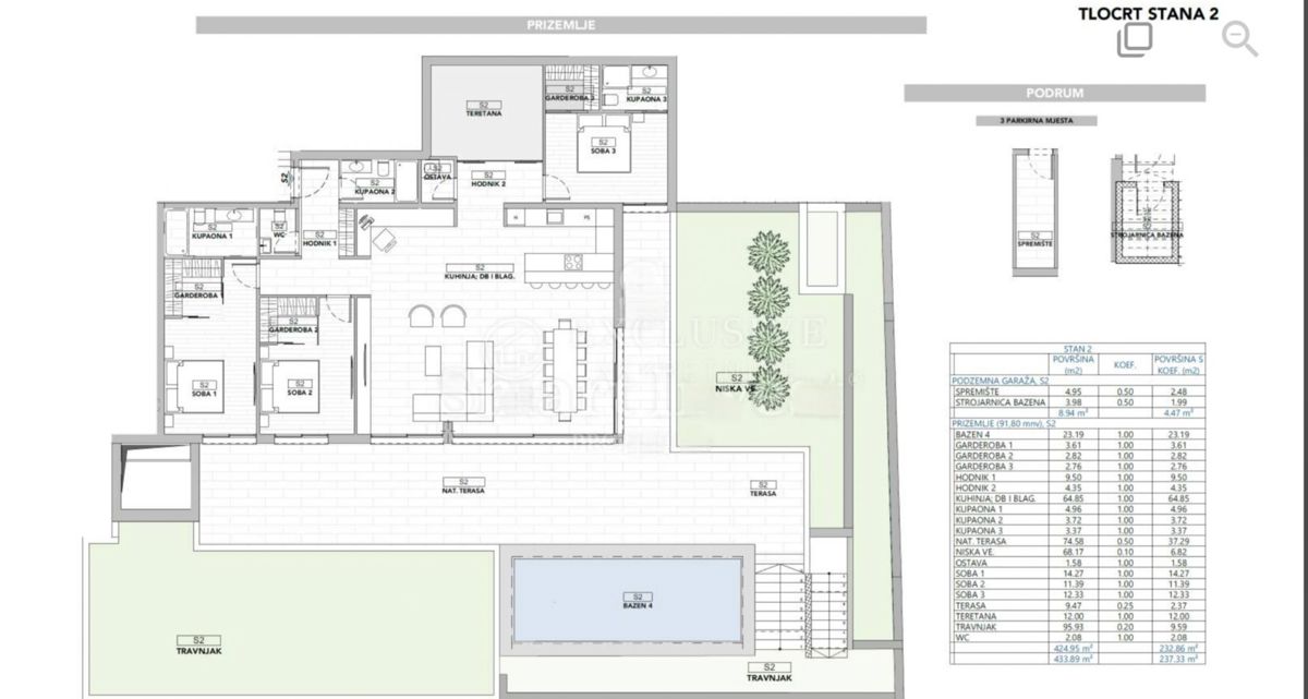 Stanovanje Opatija - Centar, Opatija, 237,33m2