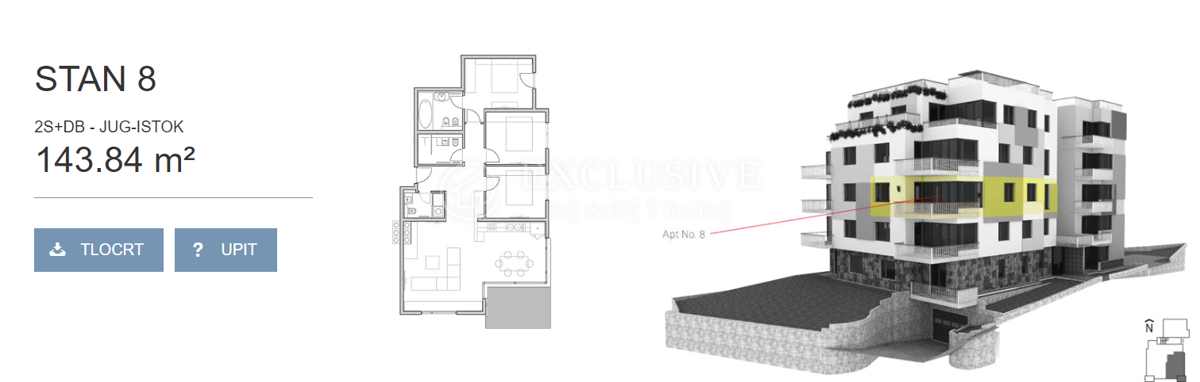 Stanovanje Opatija - Centar, Opatija, 129,51m2