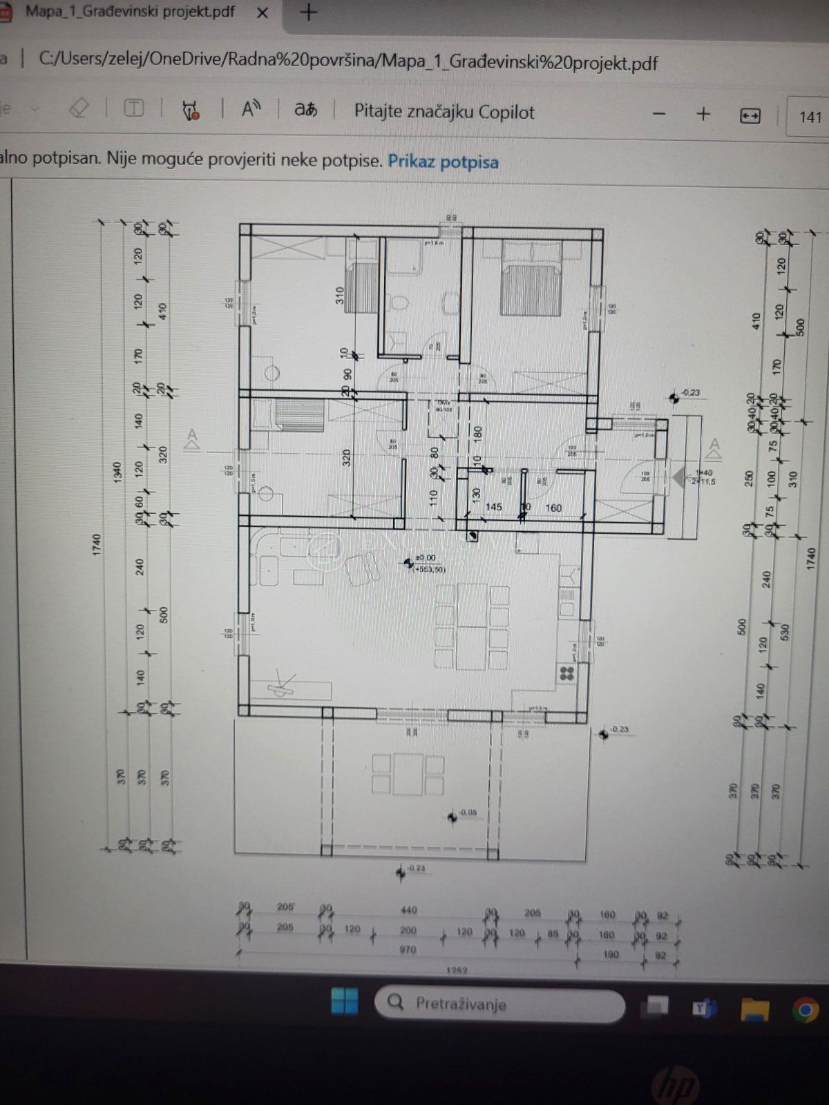Zemljišče Klana, 1.100m2