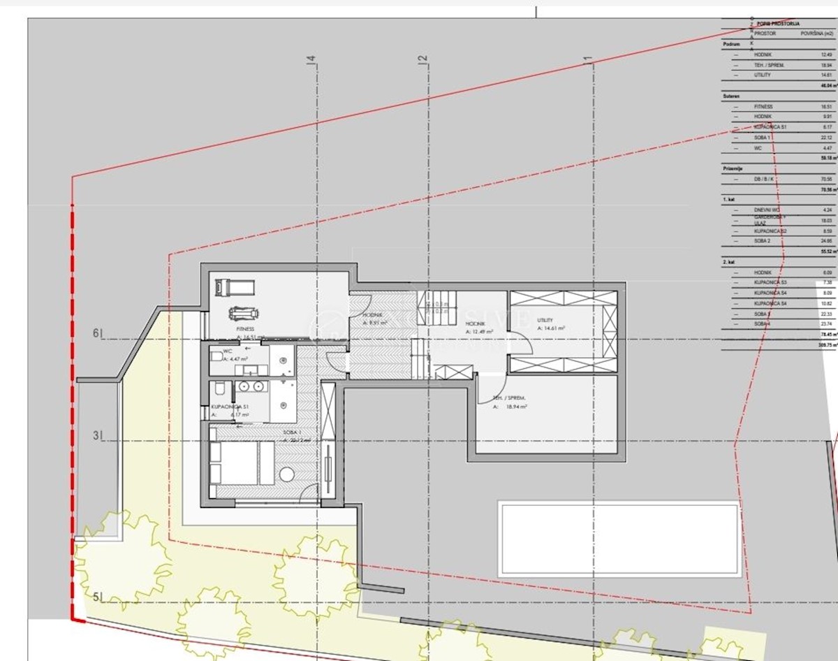 Zemljišče Opatija - Centar, Opatija, 308m2