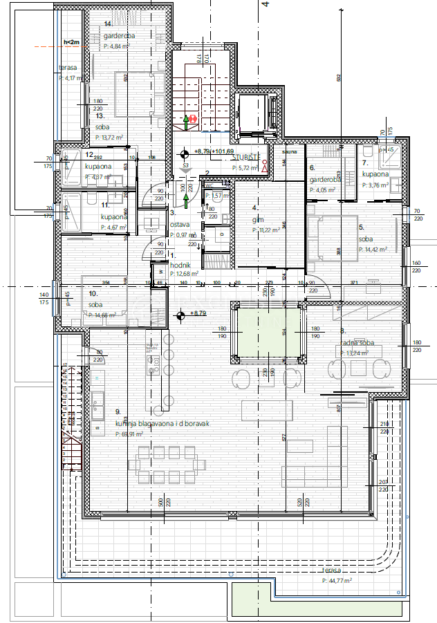 Stanovanje Opatija - Centar, Opatija, 100m2