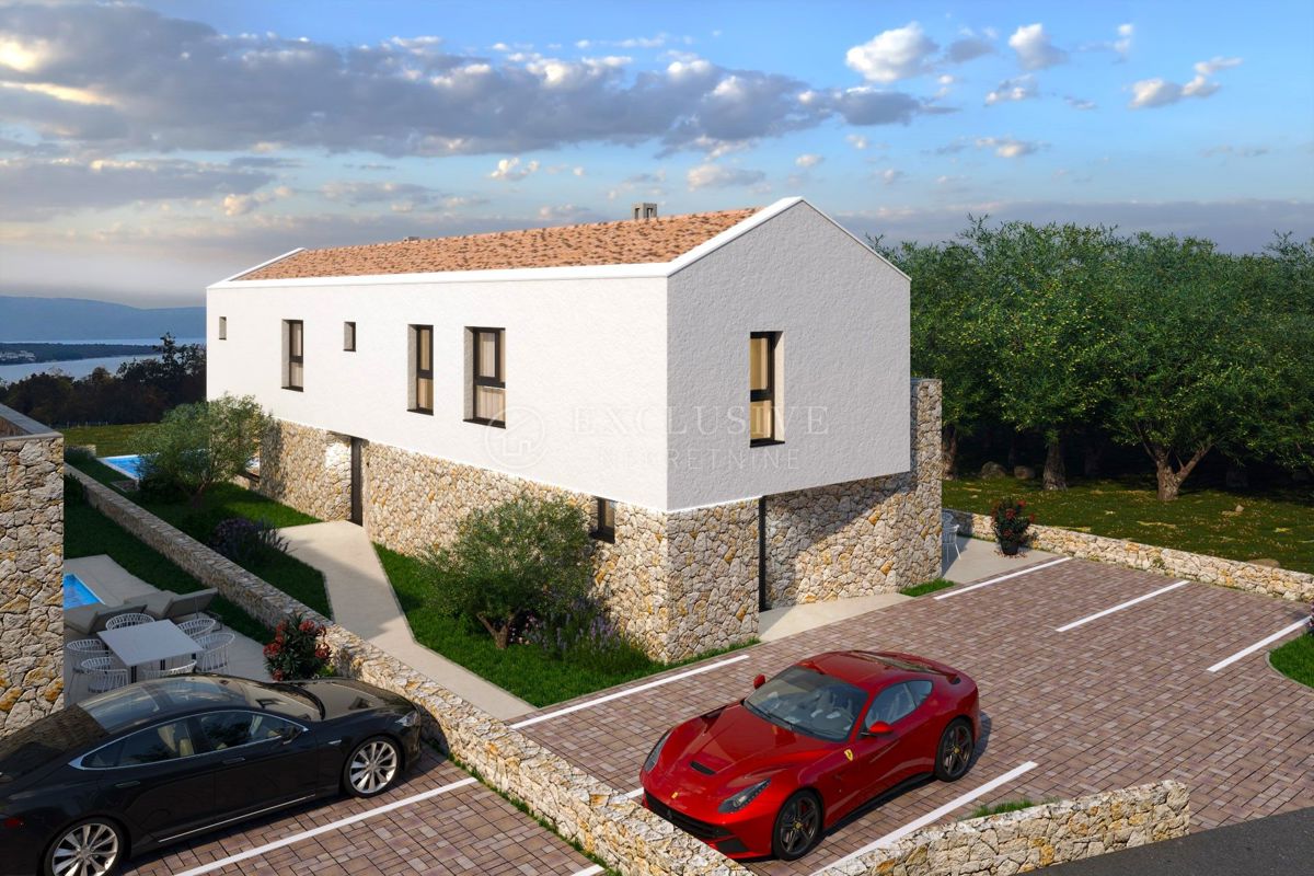 Hiša Malinska, Malinska-Dubašnica, 105m2