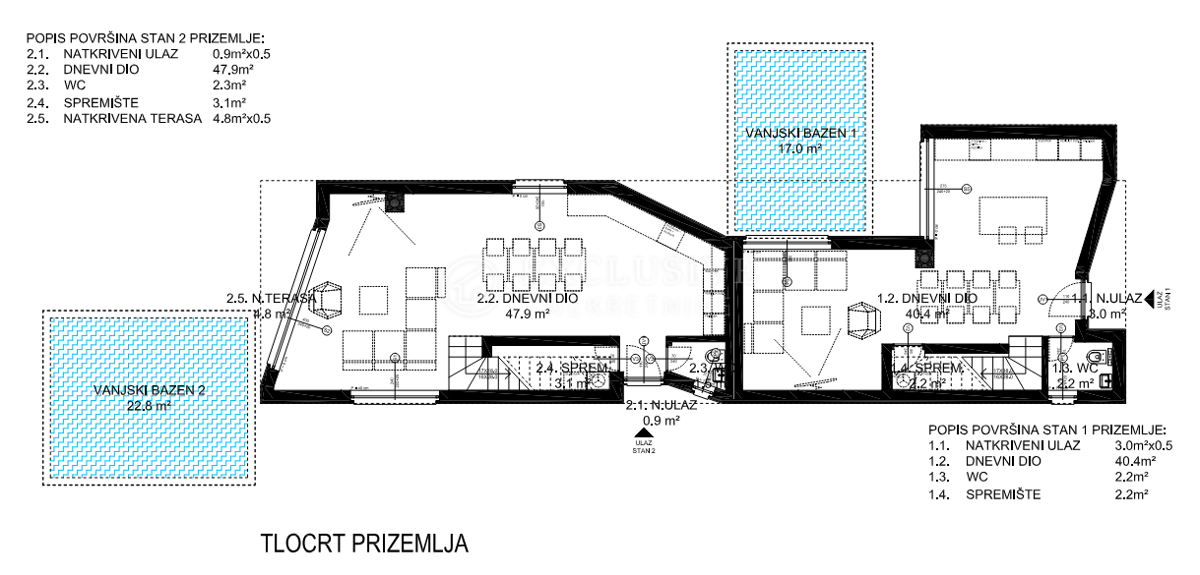 Hiša Malinska, Malinska-Dubašnica, 105m2