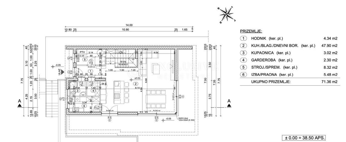 Hiša Mošćenička Draga, 190m2