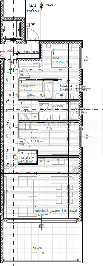 Stanovanje Opatija - Centar, Opatija, 100m2