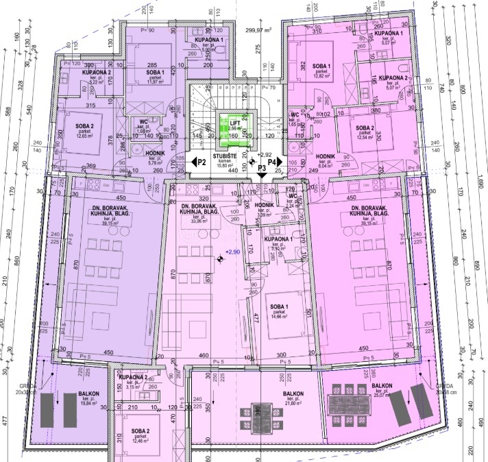 Stanovanje Opatija - Centar, Opatija, 96,56m2