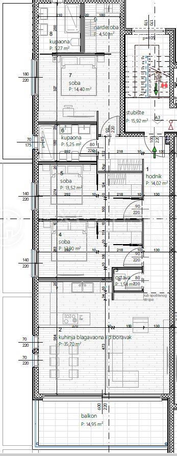 Stanovanje Opatija - Centar, Opatija, 100m2