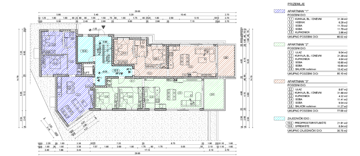 Stanovanje Opatija - Centar, Opatija, 65,02m2